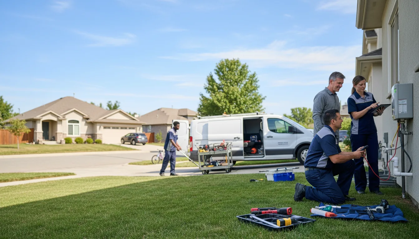 Tankless water heater service in Eudora, KS